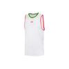 Loose Fit Breathable Quick Dry Sleeveless Basketball Jersey Men Tops White 1370238-100