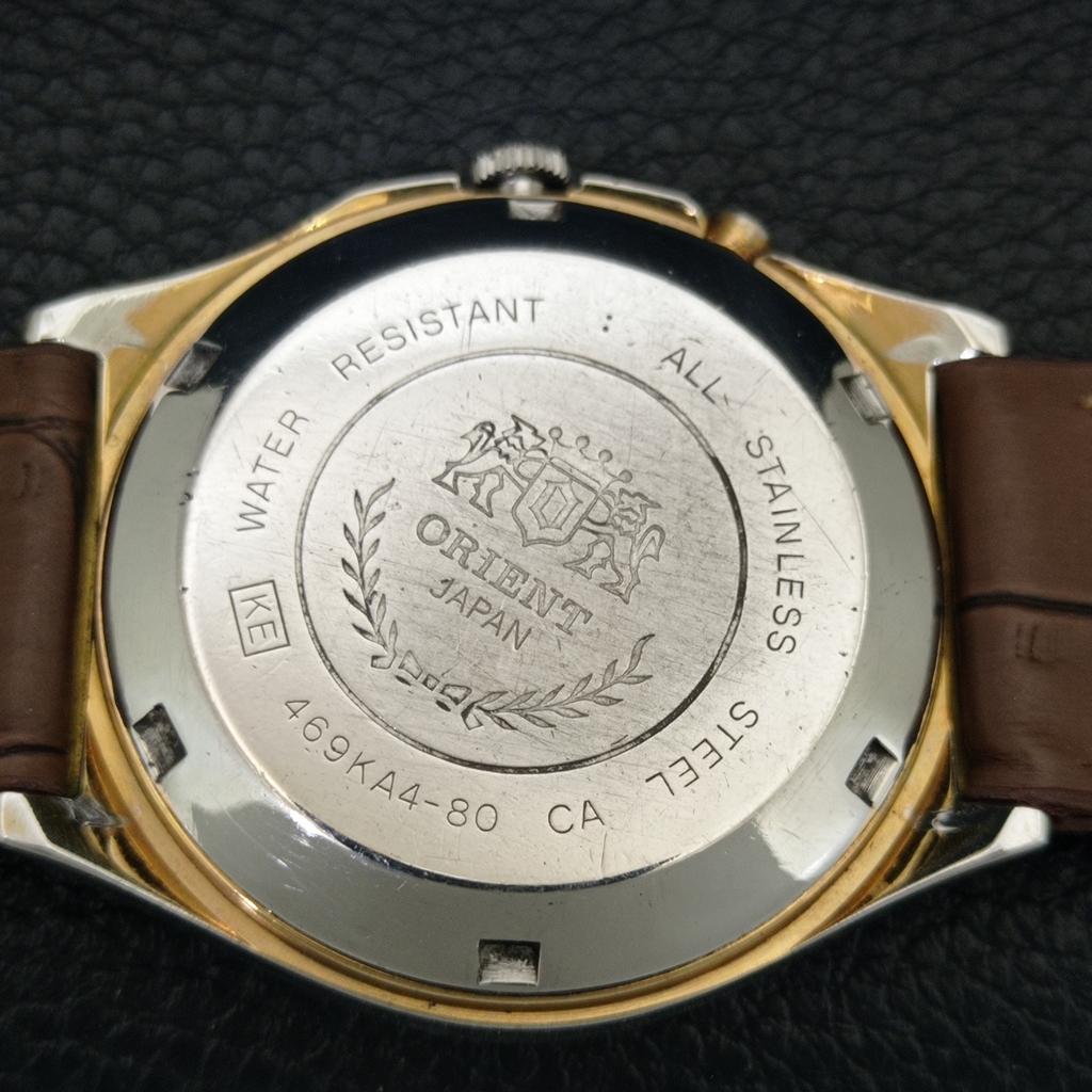 Orient КРИСТАЛЛ АВТОМАТИЧЕСКИЙ 46941 ВИНТАЖНЫЕ ЯПОНСКИЕ МУЖСКИЕ ЧАСЫ С ОРИГИНАЛЬНЫМ ЦИФЕРБЛАТОМ a707786-1