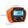 NJTY Insulation Resistance Tester 2500V Digital Megohmmeter MAX 200G Ohm  Measuring Low Resistance