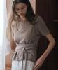 Kwinseulaebis Хлопковый Вязаный Кардиган-Накидка и Бюстгальтер Комплект
