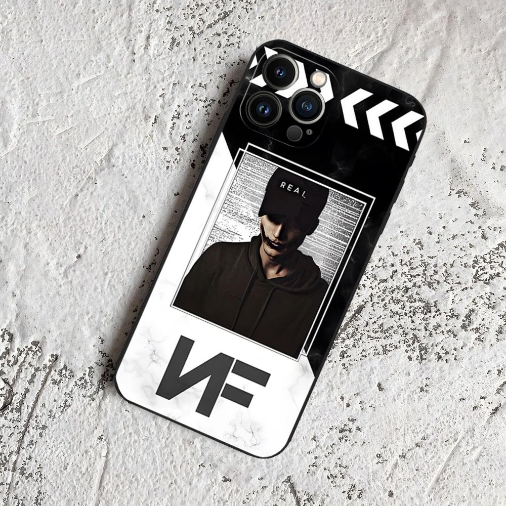 Чехол для телефона рэпера NF для iPhone 16 15 14 13 12 11 Pro Max Xr X Xs Mini 8 Plus SE 2022 Черный Мягкий Силиконовый Чехол