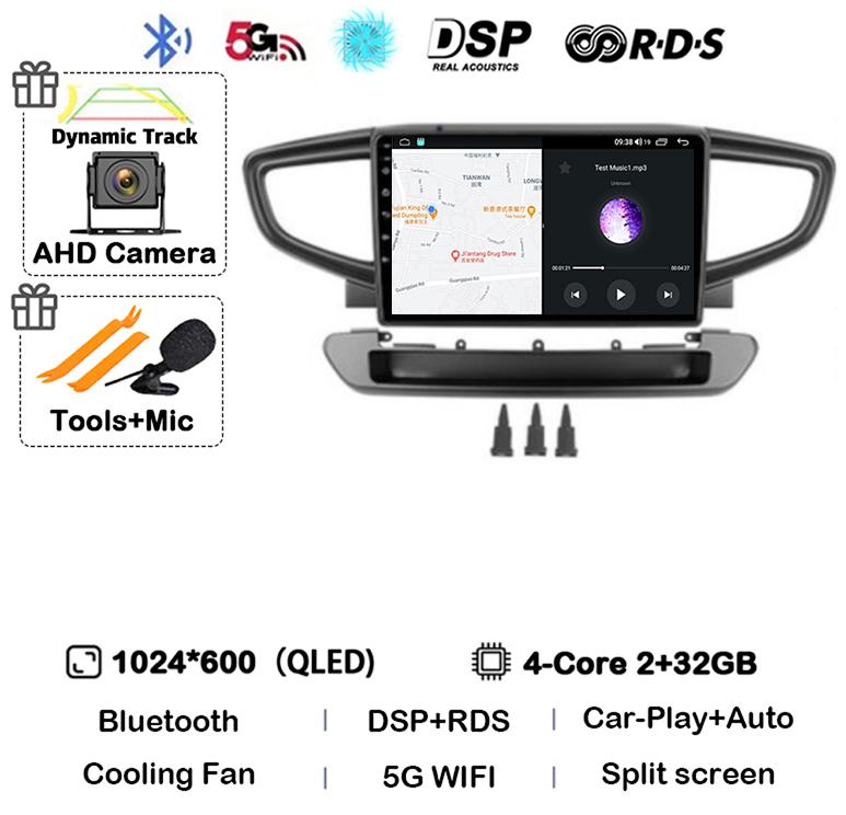 Android 14 Carplay Car Radio For Hyundai Ioniq 2016-2025 Multimedia Video Player Navigation GPS 2din 2 Din Dvd 360 Camera Stereo