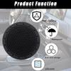 New Non-slip Water Cup Pad Car Coaster Black Soft Rubber Decoration Anti-skid Rubber Drink Cup Bottle Mat Accessories 2/1pcs