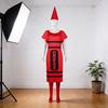Colored Pencils Cosplay Costume For Adults With Polyester Fabric For Halloween Parties