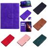 Galaxy For A06 Solid Color Skin Leather Phone Case Women Men Magnetic