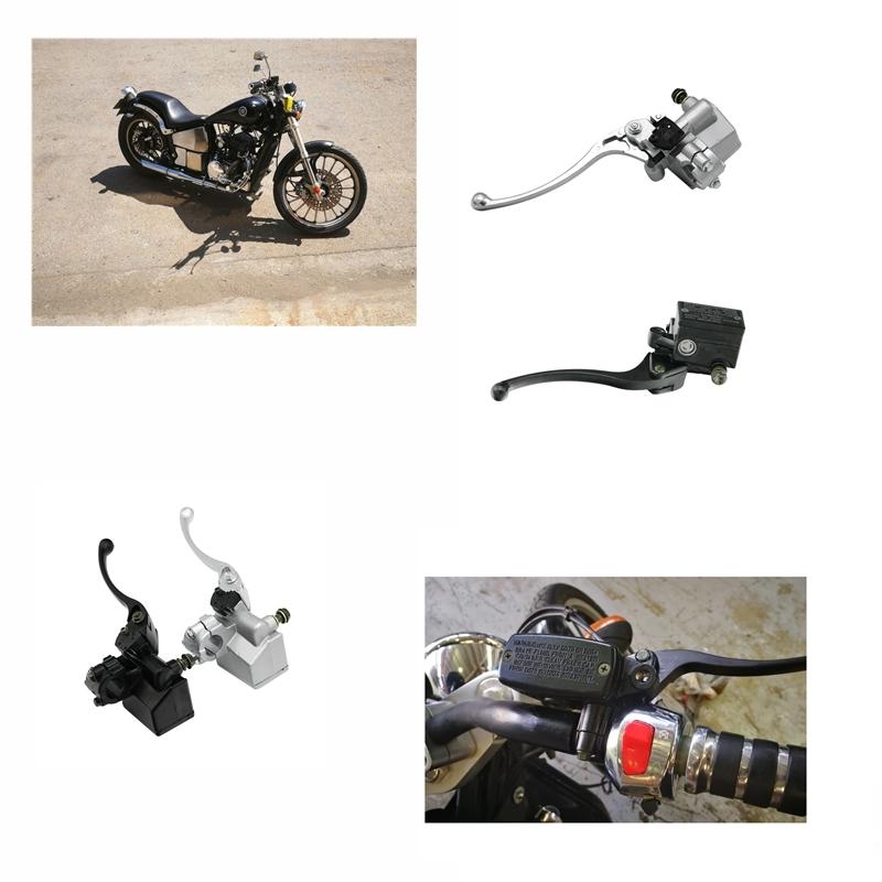 MotoLovee Universal Motorcycle Front Brake Black Cylinder Hydraulic Pump Clutch Master Lever For Honda Yamaha Suzuki Kawasaki