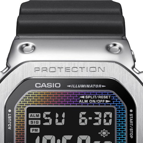 Casio Мужские часы G-SHOCK GM-5600RW-1JF [G-SHOCK Brick Pattern Design] Square Watch Black Digital