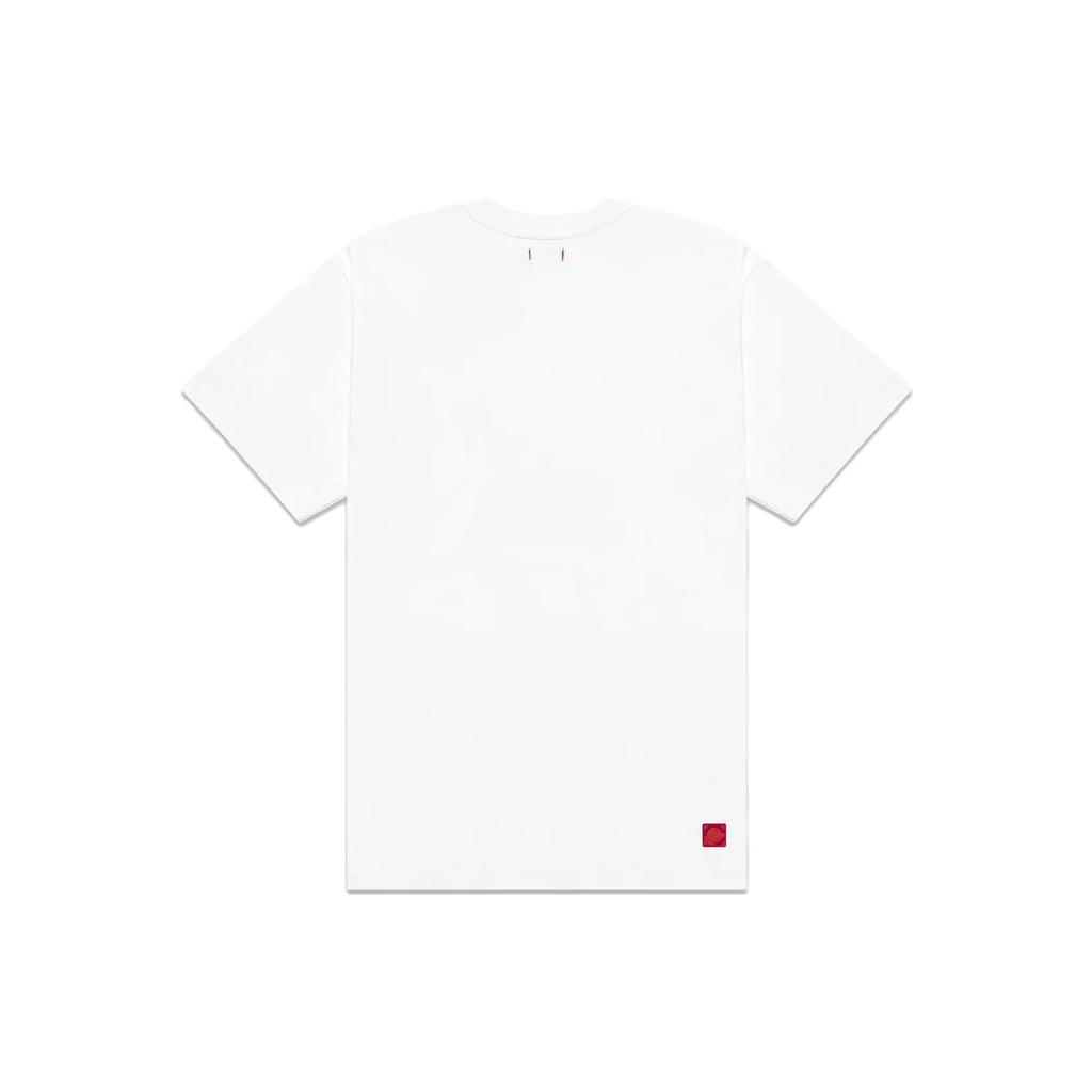 CLOT T-Shirts Men's White Crew Neck Moderate Straight Fit Clte23s10007