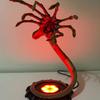LED Facehugger Night Light Scary Alien Claws Twinkle Light Horror Light Up Facehugger Figurine Table Lamp for Home Bedroom Halloween Indoor Decor