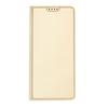 Чехол-книжка Dux Ducis Skin Pro Wallet для Xiaomi Redmi 11A / Poco C55 / Redmi 12C - золотая крышка с держателем для карт и подставкой