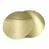Dia 20mm-100mm H62 Brass Round Plate Circular Flat Sheet Disc CNC Metal Material Thick 0.5mm 0.8mm 1mm 1.5mm 2mm 2.5mm 3mm - 6mm