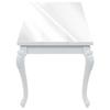 Dining Table 179x89x81 cm High Gloss White