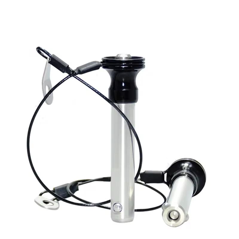 2PCS Ball Lock Pin Diameter 5/6/8/9.5/10/12/16/20mm Length 10-100mm Top-Out Type Quick Release Pin Plunger Pin With Rope