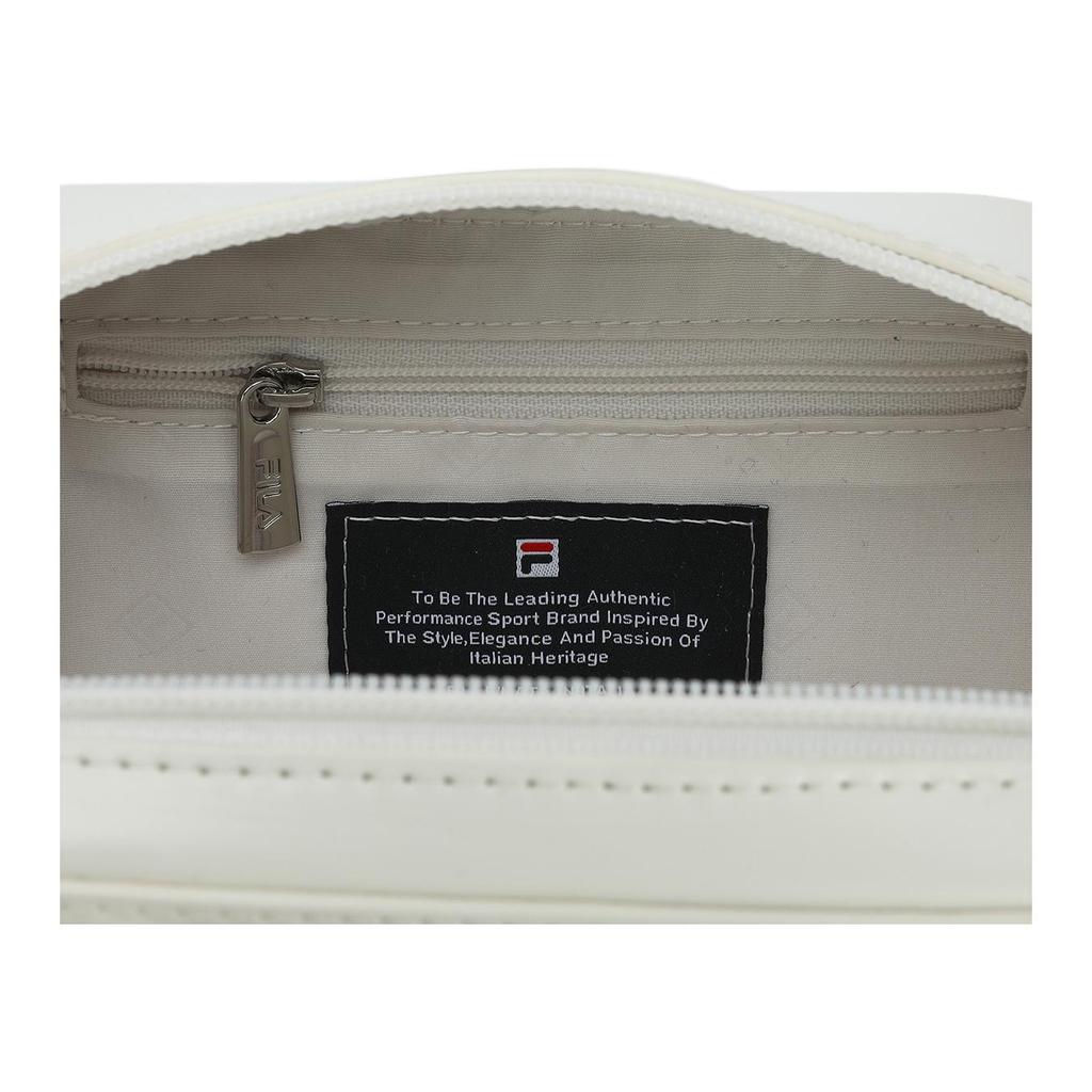 New FILA Polyurethane Shoulder Bag, Crossbody Bag, Handbag Mini Women's Cloud White F13W523164FWT