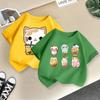 Children's casual short-sleeved t-shirt - Summer Boys' and Girls' Casual Cute Cat T-shirt