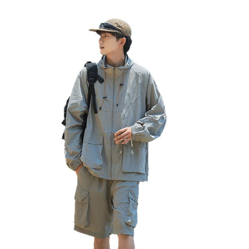 1011 Ice Silk Sunscreen Clothing Men's Summer Thin 1011 New Outdoor UV Protection Fishing Clothing Quick-Drying Jacket