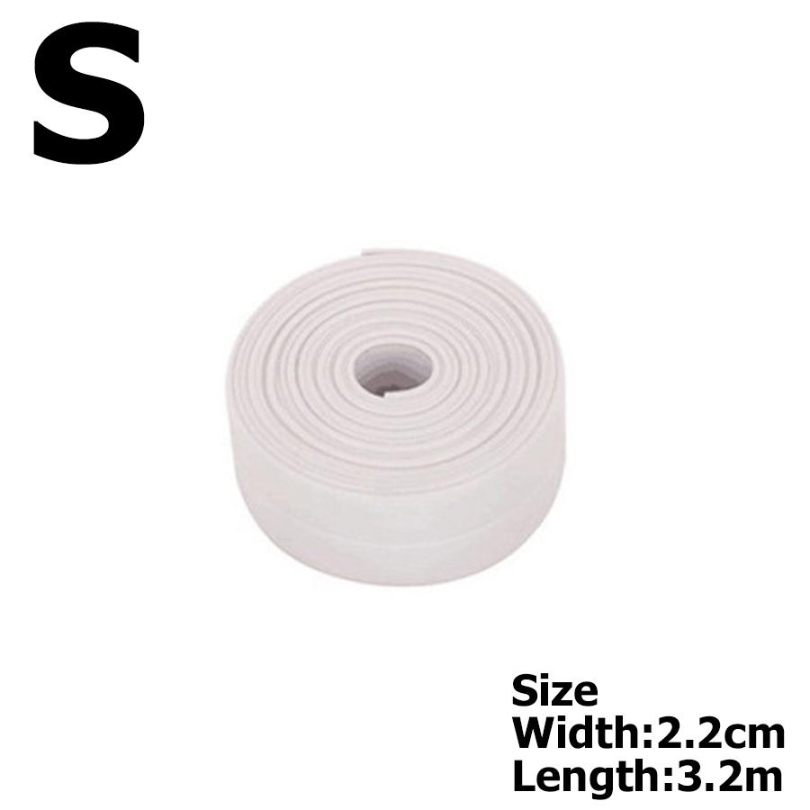 6Colors Bathroom Anti-mold Tape 3.2m 2 Sizes Available Kitchen Waterproof Sealing Tape Bathroom Toilet Wall Corner Line Tape