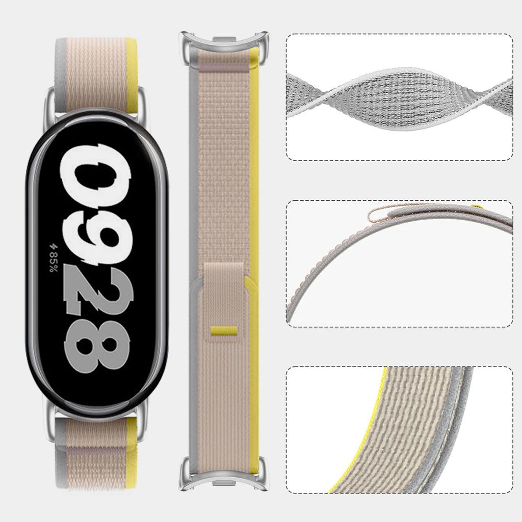 Нейлоновый ремешок для Xiaomi Mi Band 9 8 Сменный браслет для умных часов Браслет Trail loop Ремешок для Xiaomi Band9 8 Аксессуары