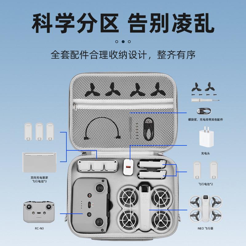 Applicable to DJI Neo drone storage bag, body bag, shoulder bag, messenger bag, portable suitcase protection accessories