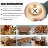 1pc Woodworking Wood Angle Grinding Wheel Tungsten Carbide Coating Bore Shaping Wood Grinding Wheel Angle Grinder Disc