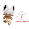 20cm Genshin Impact Cool Plush Filled Doll Nude Baby Super Star Figure Dolls Baby Can Change Clothes Dress-up Cospslay Gifts