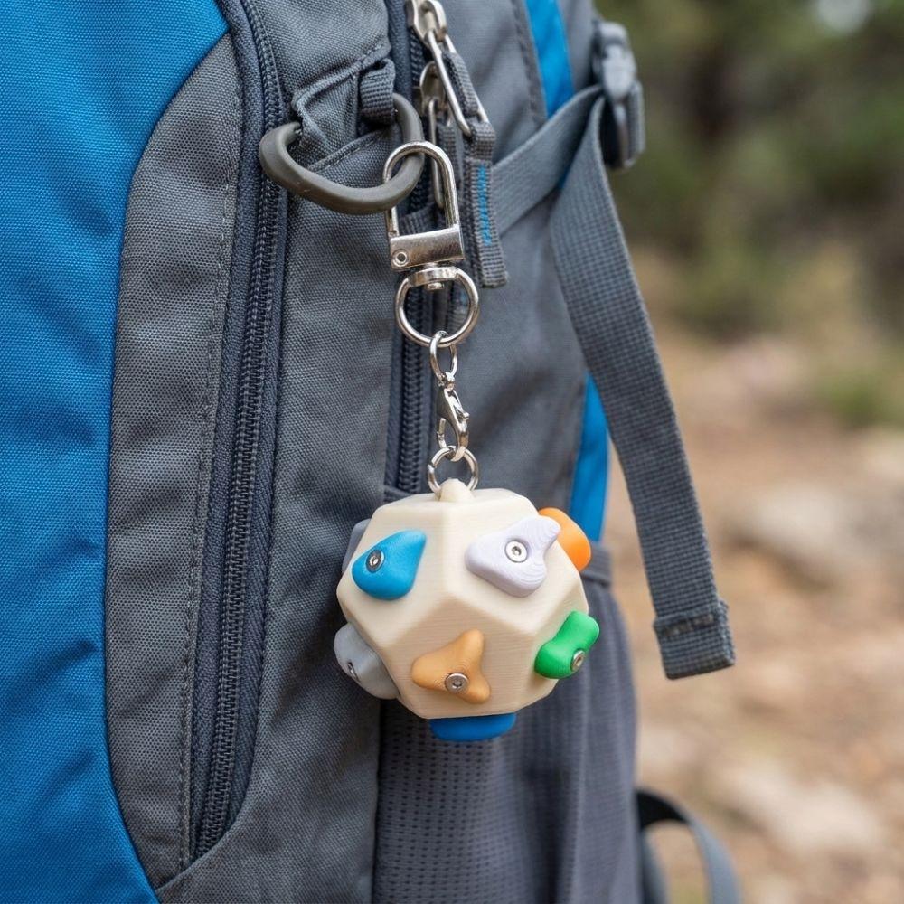 Detachable Boulder Dodecahedron Boulder Block Charm Outdoor Climbing Themed Accessory