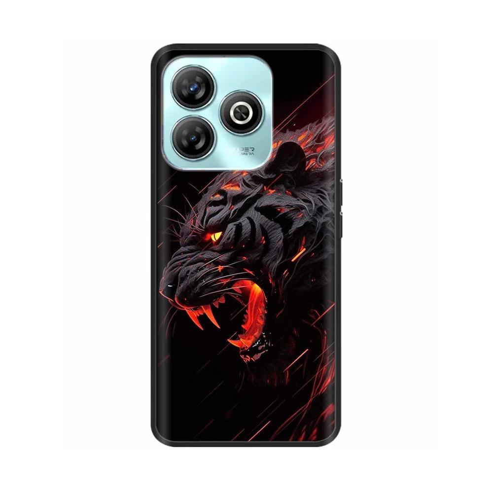 Ударопрочный Чехол Для ZTE Blade A75 4G Животные Расписной Мягкий Чехол Для ZTE Blade A75 Задняя Крышка Телефона Для ZTE BladeA75 Funda Coque