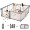 Sweeby Playpen Складной переносной манеж, не требующий сборки. Манеж с большой квадратной сеткой размером 150x150 см. Дверь на молнии. Складной. Разделенное дно. Может быть