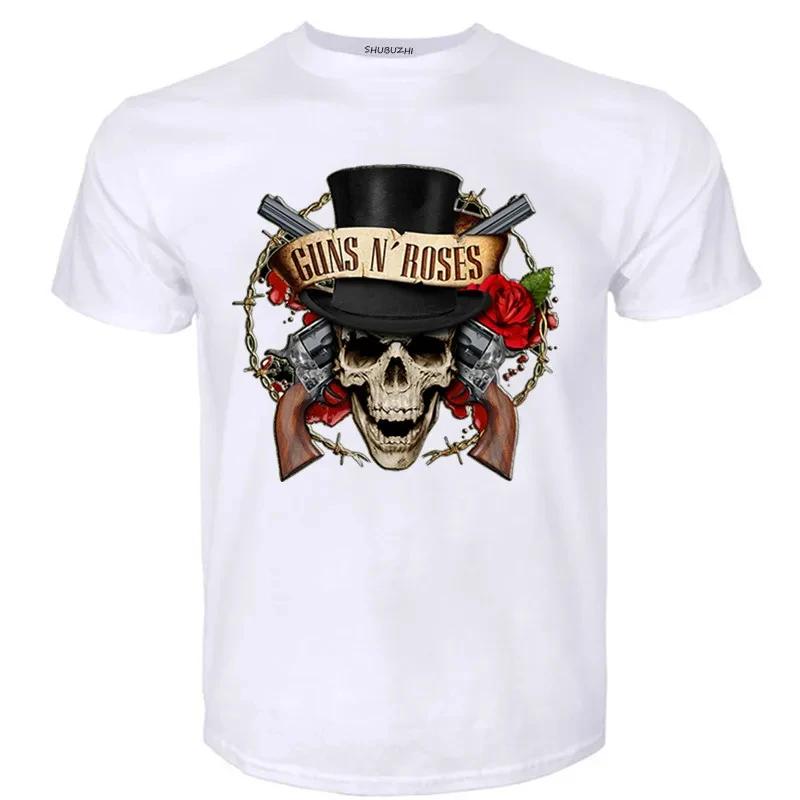 Guns N Roses Bullet Logo Black Graphic Band T-Shirt Tshirt T Shirts Man Top Tee tops Gun Movie Logo