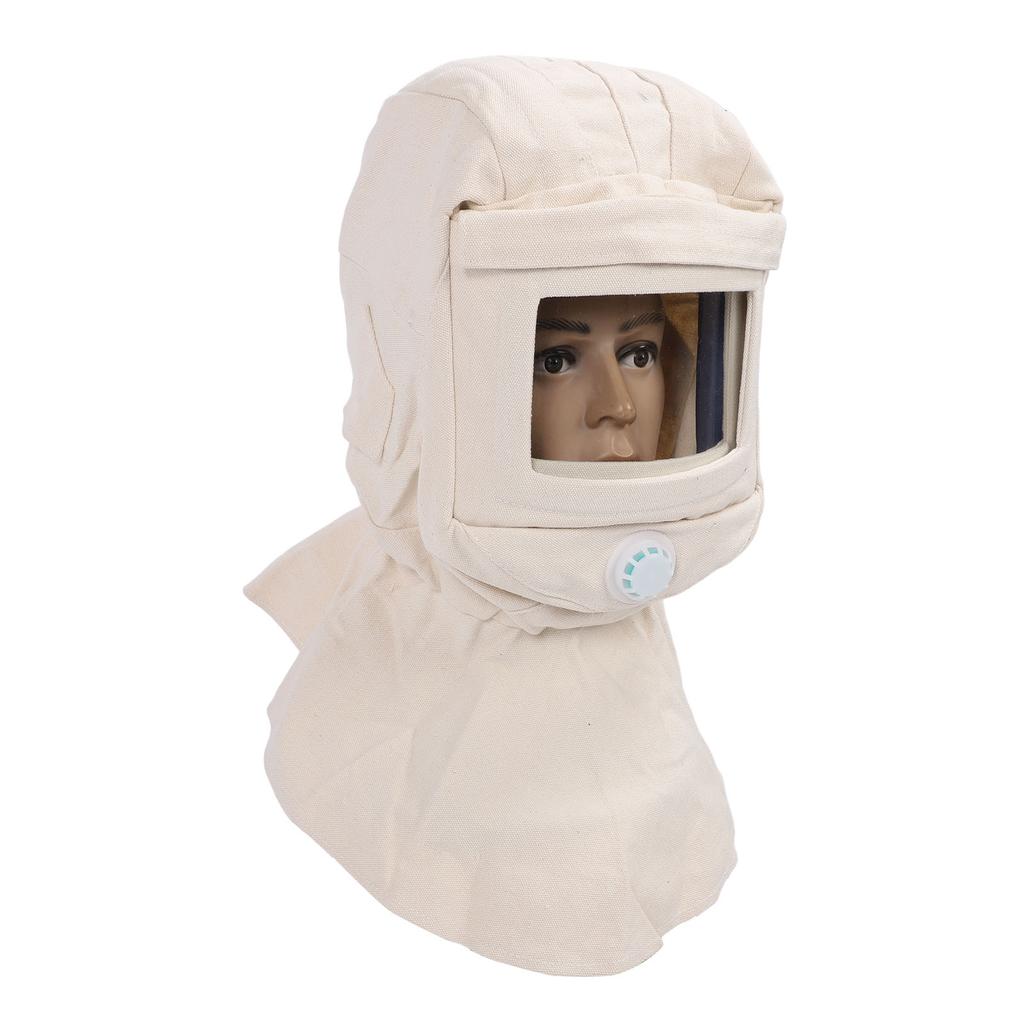 Вентилируемый капюшон для пескоструйной обработки, парусиновый ветрозащитный чехол для пескоструйной обработки лица для полировки, покраски