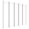 VidaXL Room Divider 5 Panels Folding Room Separator Divider Privacy Screen Paravent Living Room Decoration 350186