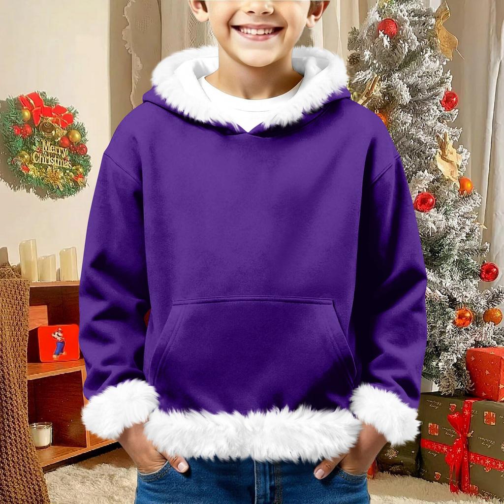 Children's Sweatshirt Girls Boys Long Sleeve Lightweight Casual Hoodie Loose Comfortable Sweatshirt