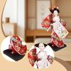 26cm Geisha Kimono Doll Japanese Style Decoration Traditional Culture Gift Standalone 9-inch Handmade Figurine Girl Statue Dance Maiko Souvenir D
