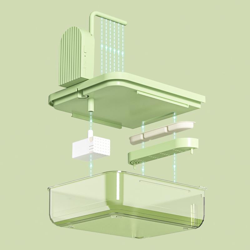 Ванна с попугаем «Черный Феникс» и пионом: Элегантная клетка для птиц и внешняя ванна.