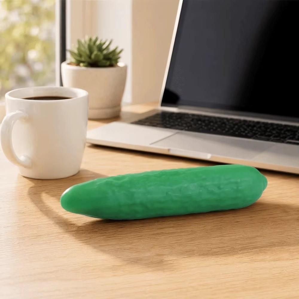 Simulation Vegetable Cucumber Squeeze Toy Super Soft Decompression Pull Toy Party Favor