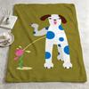 artist AAndy Huangg Throw Warm Soft Flannel Blanket Multiuse for Sofa Bed Camping Travel Nap