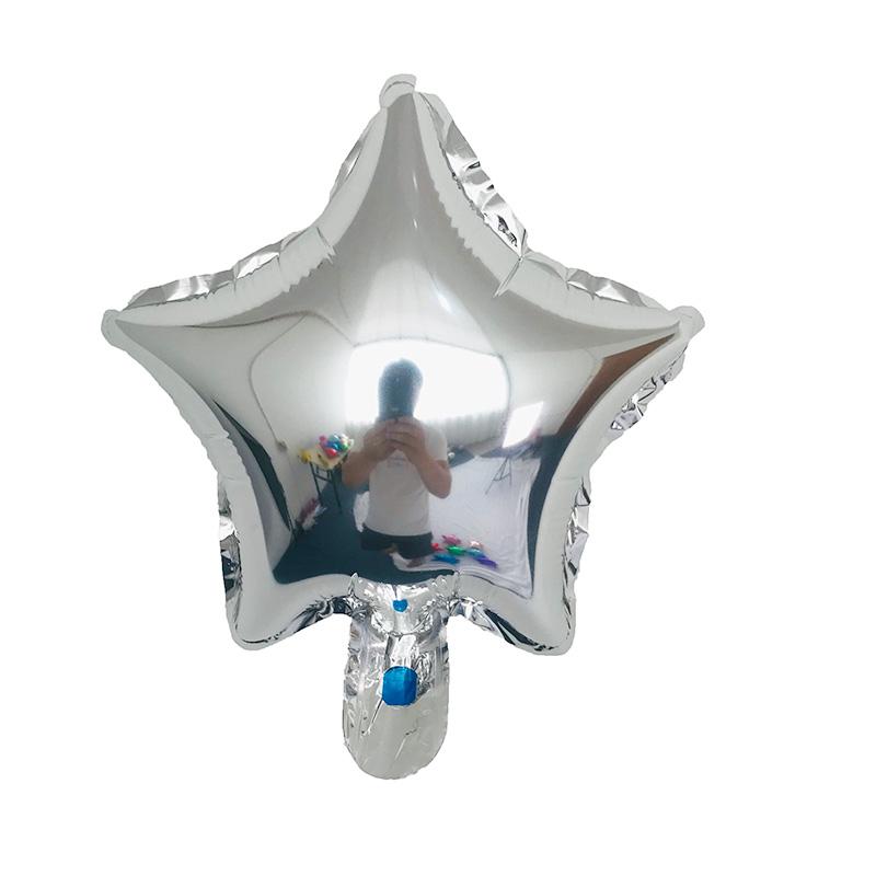 10 шт./Лот 10 дюймовый фольгированный шар в форме пятиконечной звезды, украшения для детского праздника, свадьбы, детского дня рождения, детские шары, глобусы KTY