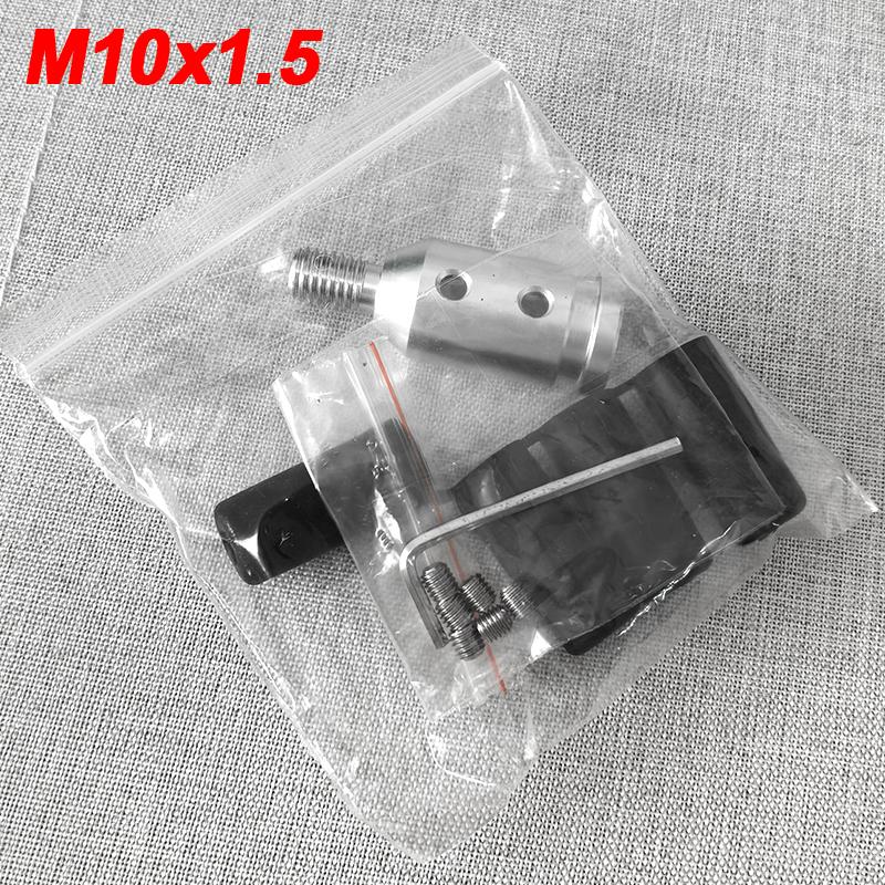 Universal Aluminum Alloy Car Auto Gear Manual Shift Knob Adapter Black for Non Threaded Shifters M12x1.25 M10x1.5