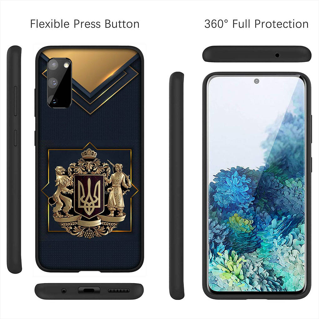 Для Samsung Galaxy S24 S23 iPhone 16 15 14 Xiaomi Redmi Note 13 12 11 10 Plus 9 Pro Max X XR Чехол для телефона Подсолнух Украина Флаг Карта Цветок OPPO Huawei