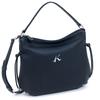 Shrink Material Handbag That Makes Scratches Less Noticeable Dark Stitch 10901 [Kitamura] 2-way Y-1328 Women's Blue/White [Navy]