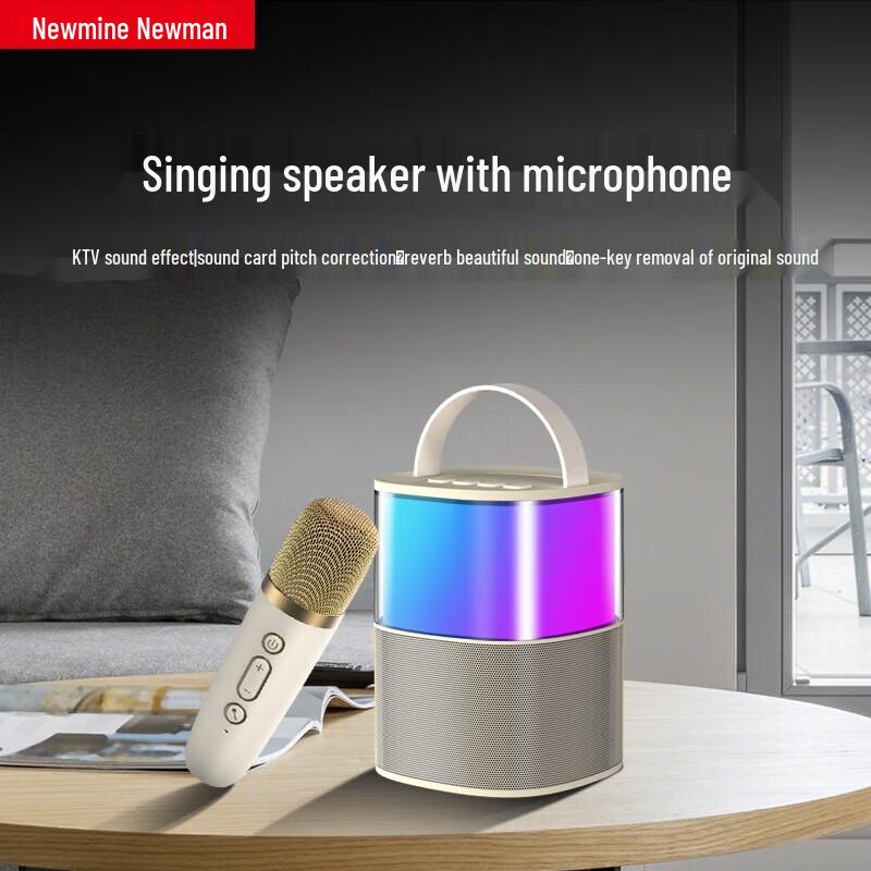 Портативная беспроводная Bluetooth-колонка Newmine MC-600, штекер CN (адаптер в комплекте) (Китайская версия)