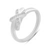 Silver Ring with Cubic Zirkonia, Product Weight 2.56 G (2191995)