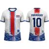 Paraguay Flag Printed Football T-shirts 2026 New Summer Sports Breathable Quick-drying Jersey Unisex Soccer Training Uniform