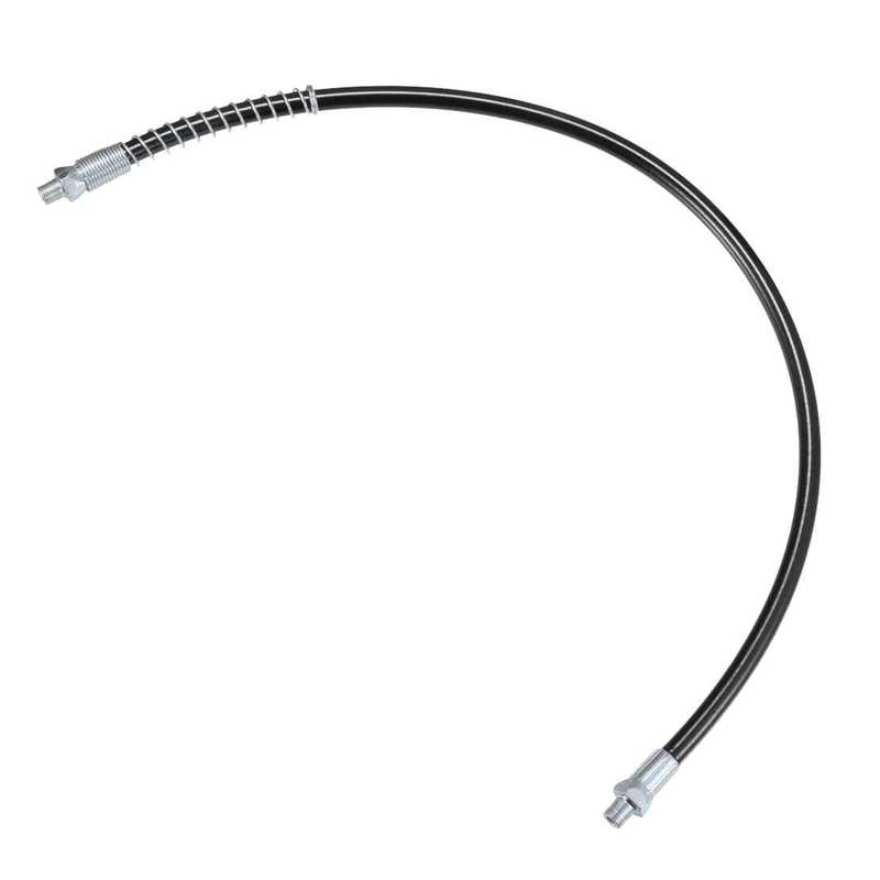 1pc 40" 1/8" NPT Trailer Grease Flex Hose Extension Non-Slip Tube fit for Automotive Marine Applications