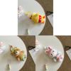 Soft Plush Toy Keychain Featuring Adorable Swimming Bear For Kids And Teens