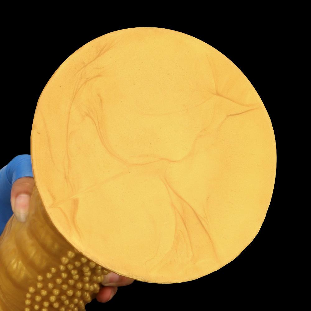 Extra Large Gold Soft Silicone Realistic Dildo Anal Plug Adult Sex Toy Fisting Big Dick Penis