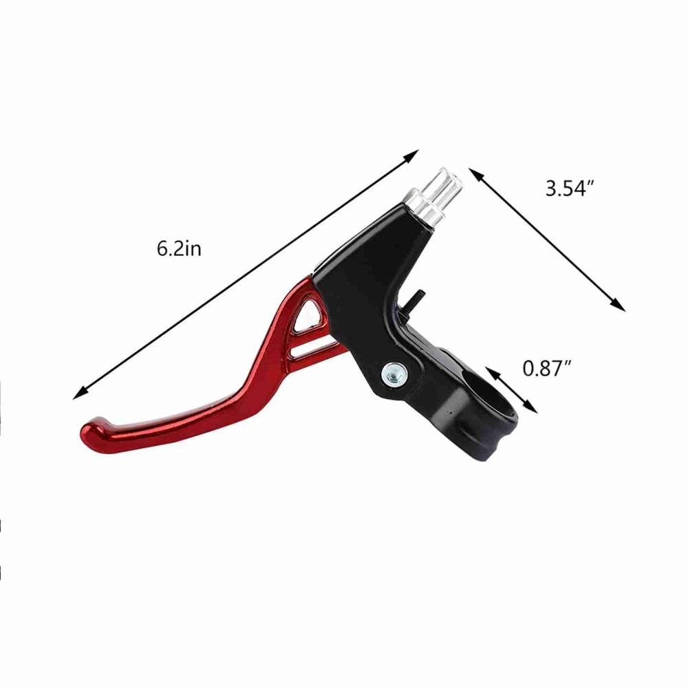 1 Pair Aluminum Alloy Bicycle Brake Levers 4 Finger Grip Bike Brake Handle ,Most Bicycle