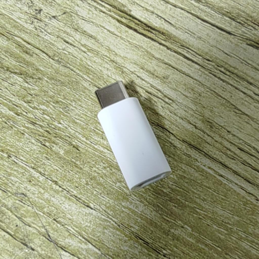 Адаптер USB Female to Type-C Male, устойчивый к коррозии, портативный конвертер белого цвета, поддерживает зарядку и передачу данных