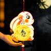 Hanging Rabbit Lanterns Glowing Lantern DIY Material Package  Party Decoration