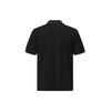 EVISU Polo Shirts Men's Black Polo Collar Moderate Straight Fit 2EAHTM1PS351XXCT